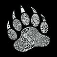 thumbnail image 2 of LA Pop Art Women's Word Art T-Shirt - Types of Bears, 2 of 2
