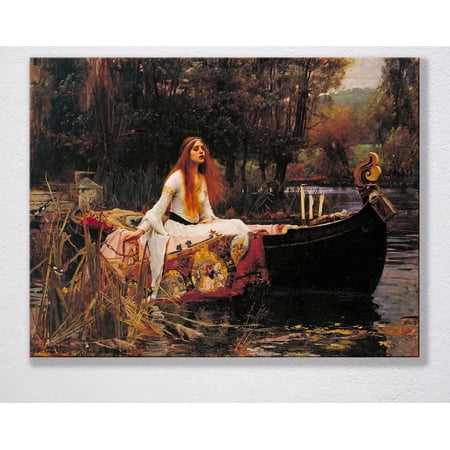 Poster Wall Art Print John William Waterhouse The Lady Of Shalott Romanticism Wall Art Home Decor Romanticism Poster Art 11 x 17 Inch Poster