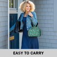 thumbnail image 6 of Pioneer Flower Floral Print Pattern Drawstring Lunch Bag Women - Drawstring Lunch Bag Insulated for Work Office - Stain-Resistant Large Lunchbags for Women with Multi-Pockets, 6 of 6