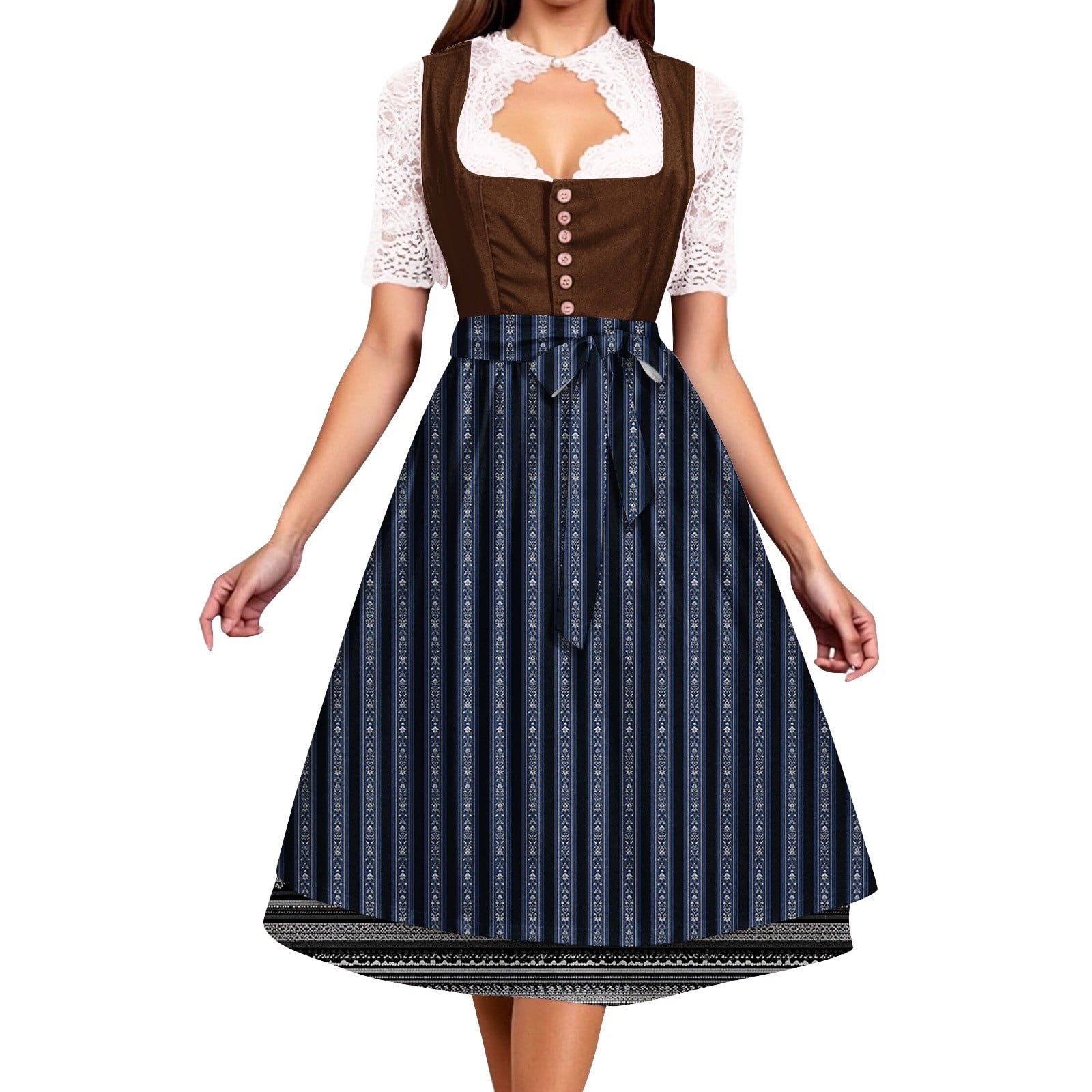 black oktoberfest dress Oktoberfest German Black Dirndl Women's Costume