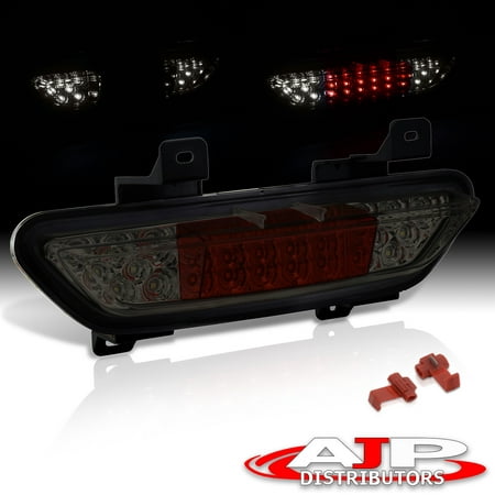 AJP Distributors Smoked Lens 2-in-1 Function Full LED Reverse Backup Running Parking Bumper Euro Spec F1 Style Rear Fog Lights Lamps For 2015 2016 2017 2018 2019 2020 15 16 17 18 19 20 Ford