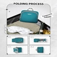 thumbnail image 5 of Waterfly Unisex 25L Small Lightweight Foldable Packable Hiking Walking Nylon Breathable Backpacks Daypack,Blue, 5 of 9