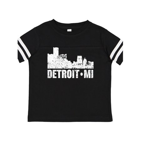 

Inktastic Detroit Skyline Grunge Gift Toddler Boy or Toddler Girl T-Shirt