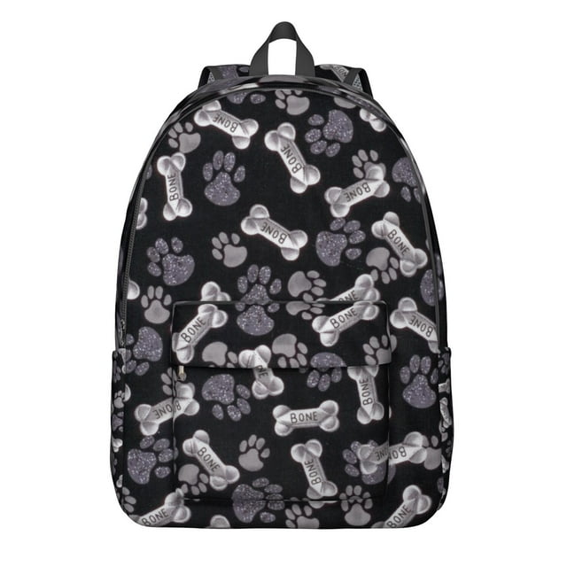 Dog Lover Gift School Backpack with Cute Puppy Pattern – Lightweight Travel Backpack with Comfortable Carrying and Anti-theft Multifunctional Design for Students and Female Professionals
