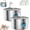 2 set, variant on Dog water fountain (3.2L/108oz), triple filtration system, 304 stainless steel, visible water level, ultra-quiet automatic circulation, smart pet water filter.