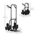 thumbnail image 3 of DURHAND 6-Wheels Stair Climber Trolley Cart, Hand Truck and Dolly, Black, 3 of 10