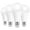 Natural White, variant on LED Light Bulb 20W, A21 Shape (200W Equivalent) Daylight White 5000K, 2200 High Lumens LED Bulb, E26 Base, Non-Dimmable for Table Lamps, Desk Lamps, Floor Lamps - 4 Pack