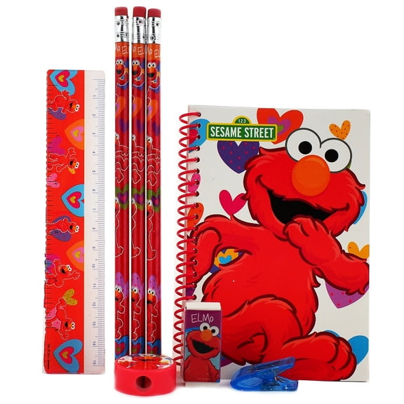 Elmo Red Stationery Set