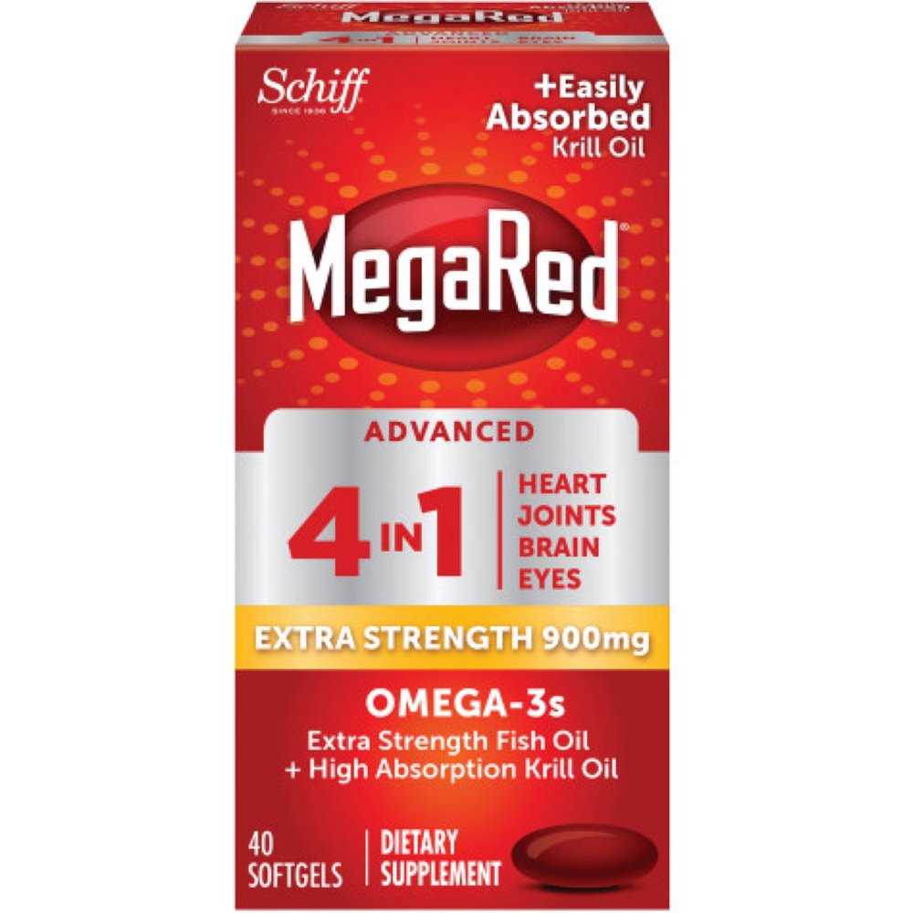 MegaRed Advanced 4in1 900mg, Concentrated Omega3 Fish & Krill Oil