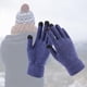 thumbnail image 3 of Guantes de Invierno A Prueba de Viento Pantalla Táctil Guantes de Tejer Térmicos Cálidos Unisex Verde Oscuro Sunnimix, 3 of 8