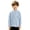 Sky Blue, variant on Fozruso Boys Striped Long Sleeve Shirt Soft Breathable Button Up Shirts for Toddler and Kids Daily Wear