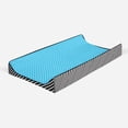 thumbnail image 3 of Bacati - Love Aztec Black/Aqua Neutral Quilted Changing Pad Cover, 3 of 9