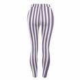 thumbnail image 5 of Felirenzacia Halloween Women Costume Leggings High Waist Tight Pants Comfy Full Length Striped Leggings Christmas Halloween Pajama Pants Yoga Pants, 5 of 7