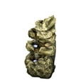 thumbnail image 5 of Hi-Line Gift Ltd. 4 Level Logs Fountain W/LED, 5 of 7
