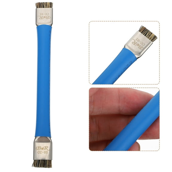 Homoyoyo Anti Static Brush CPU Cleaning Brush Bristles 1Set Blue
