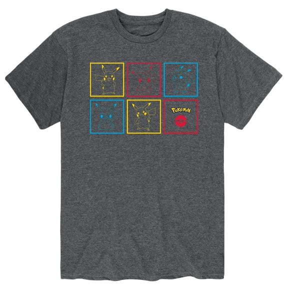 Pokémon - Pikachu Boxes - Men's Short Sleeve Graphic T-Shirt