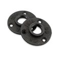 thumbnail image 3 of 10Pcs 1 Inch Malleable Threaded Floor Flange Iron Pipe Fittings Wall Mounted Flange (3 Holes), 3 of 3