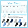 thumbnail image 6 of 12 Pack Non Slip Kids Toddler Baby Socks with Grips for 1-7 Years Boys Girls Cotton Crew Socks Multi Colors, 6 of 7