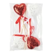 Way to Celebrate Valentines glitter heart pick