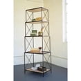 thumbnail image 5 of STACKABLE FOUR TIERED METAL AND WOOD SHELVING UNIT, 5 of 6