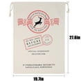 thumbnail image 3 of Jierger 2pcs Christmas Bag Santa Sack Canvas Bag for Gifts Santa Sack Special for Xmas Present Toys, Storage Bags Holiday Party Supply Extra Large Size 27.6" x 19.7", 3 of 8