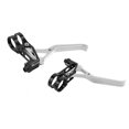 thumbnail image 3 of Ymiko Bike Brake Lever, Black Silver/Black Red/All Black Aluminium Alloy Brake Lever, Mountain Bike Brake Handlebar For Cycling Riding Most Bike Models, 3 of 8