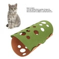 thumbnail image 3 of Felt Cat Tunnel, Comfortable Multipurpose Heat Dissipation Detachable Cat Tunnel Bed Snap Button Installation  For Cats, 3 of 8