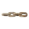 thumbnail image 6 of Home Decor Sculpture for Bathroom Decor, Office, and Living Room Decor - Modern Shelf Statues for Room Accents - Marble Chain Link Ornaments for Coffee Table Sculpture - 3", Ivory, 6 of 12