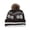 *172-Coffee, variant on Cutuoiiu Women's Christmas Hat Snowflake Jacquard Knitted Beanie Hat With Pom Pom Winter Warm Rib Cuff Hat for Holiday Party Daily Wear Gifts