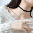 thumbnail image 2 of Black Necklace Clavicle Chain Advanced Sense Neckband Necklet Neck Accessories, 2 of 2
