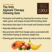 Reflux Gourmet Tropical Soothe Gum Alginate Therapy Sodium Bicarbonate Gum for Acid Reflux، Oral، Cognitive، and Digestive Support، Natural with Ginger، Celeriac، Aloe، Sugar Free، Gluten Free، Vegan