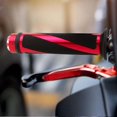 thumbnail image 5 of Universel Poignée Moto 1 Paire Universal 7/8" Motorcycle Caoutchouc Guidon Poignées (Rouge), 5 of 5