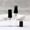 thumbnail image 2 of Small sample perfume bottled 2 3 5 10ml control perfume bottle black plastic  small sample bottle to perform portable packaging, 2 of 5