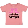 thumbnail image 3 of Inktastic Daddy's Little Cowgirl Girls Baby T-Shirt, 3 of 5