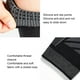 thumbnail image 5 of Advancent Calentadores de piernas transpirables, protectores de piernas cómodos y fáciles de usar para todos los deportes, rodillera Ropa Deportiva, Zapatos negro m, 5 of 6