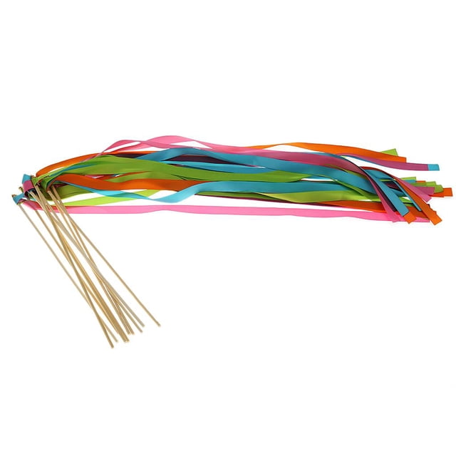 10 Uds Cinta Campana Hada Mágica Varitas De Colores Celebración De Fiesta De Boda Sunnimix Cinta de varitas Multicor 61 x 1,5 cm