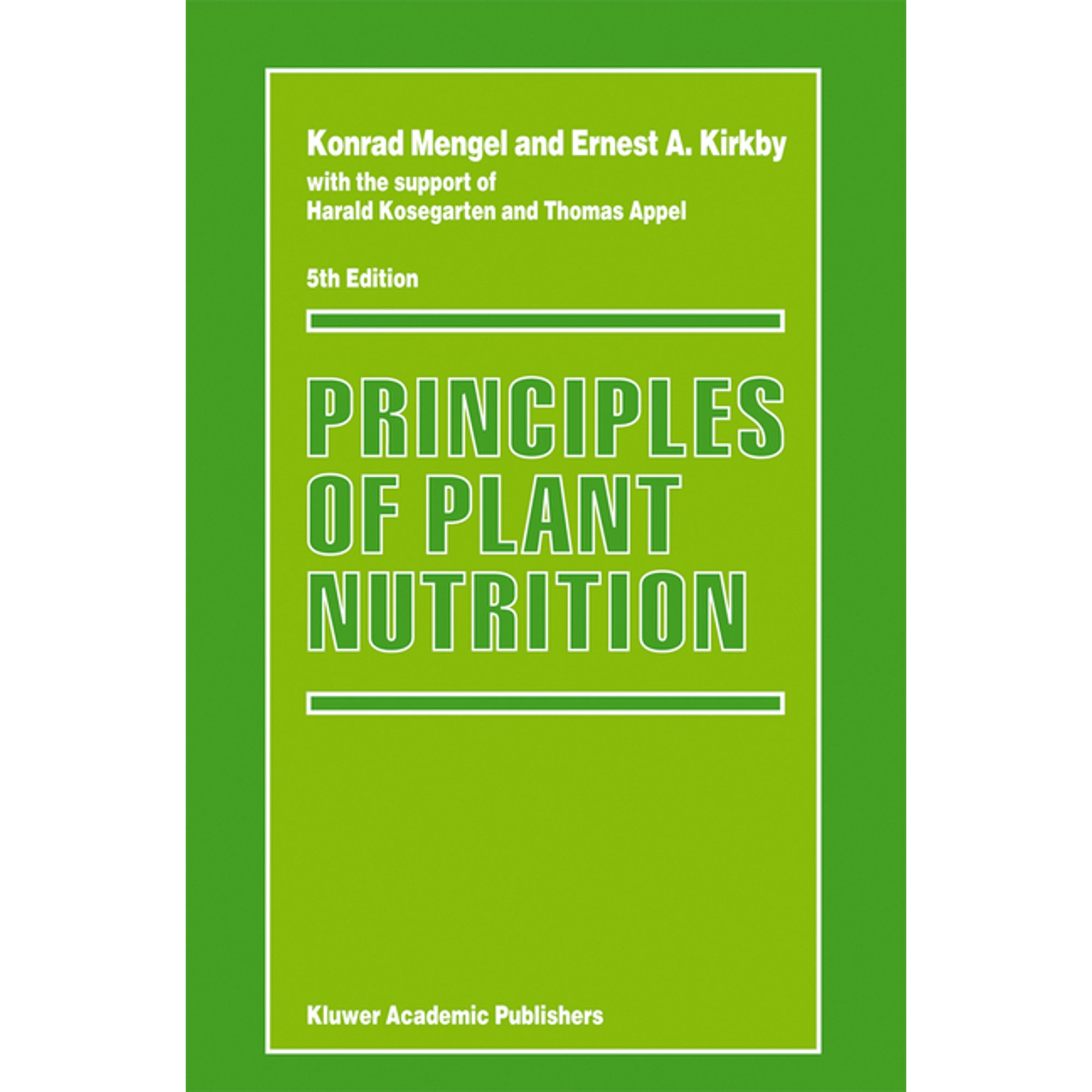 Principles of Plant Nutrition (Paperback)