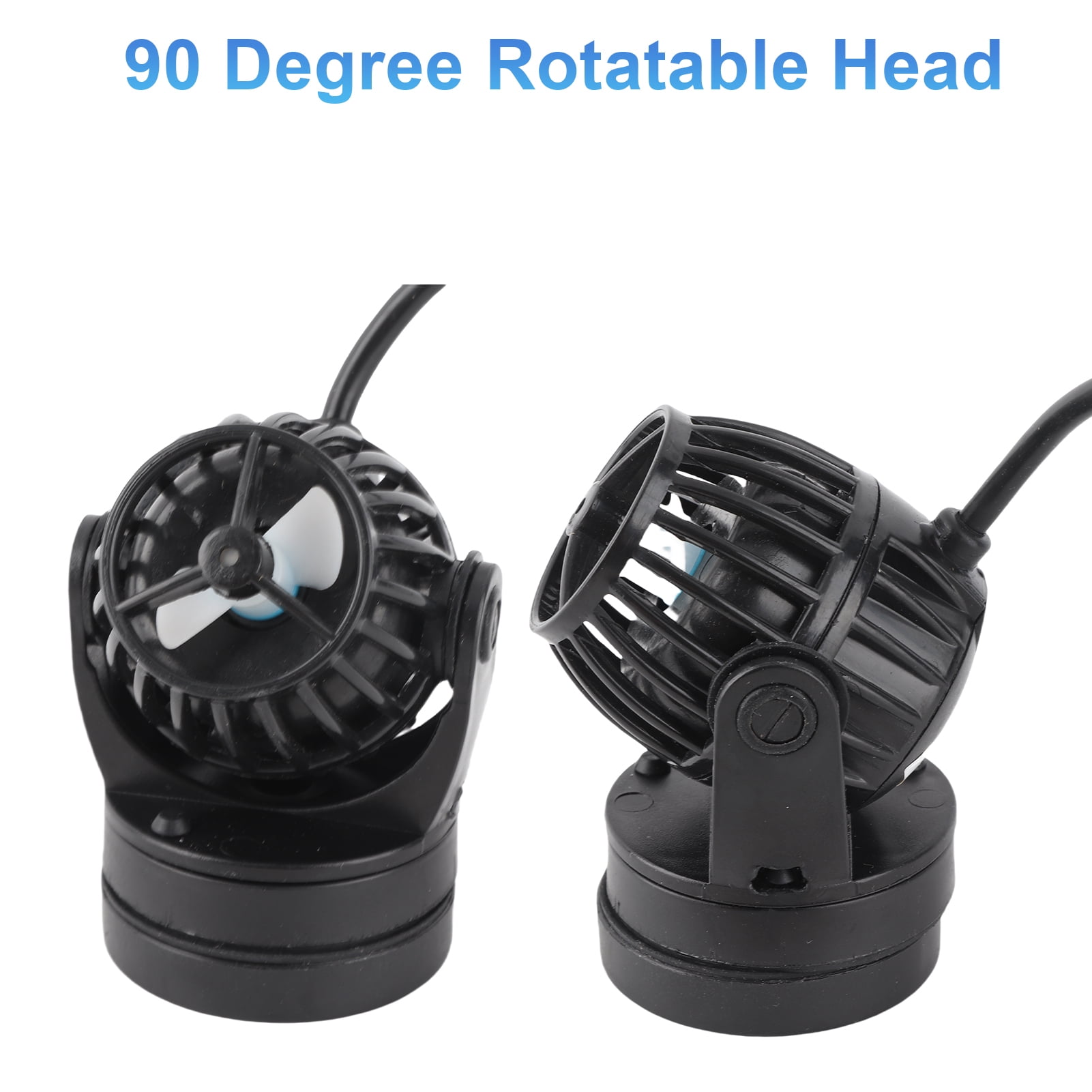 Jebao SW-4 10W Water Pump Wave Maker for Aquarium Fish Tank, Ultra-Silence Circulation Pump with Magnetic Mount Suction, Essential Fish Tank Accessory for Water Flow, 5.51 inches / 14 cm, Small Size