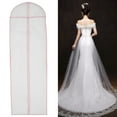 thumbnail image 1 of Muyoka Bolsa para vestido de novia de 180cm, fundas para ropa con cremallera, fundas antipolvo para ropa, bolsa de almacenamiento para traje de hombre/mujer para guardarropa/organizadores de viaje Muyoka Hogar, 1 of 7