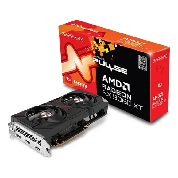 Sapphire Tarjeta Gráfica Pulse Radeon RX 9060 XT 8GB GDDR6 Dual-X Cooling Gaming
