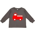 thumbnail image 3 of Inktastic Cute Red Firetruck Boys or Girls Long Sleeve Toddler T-Shirt, 3 of 5