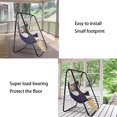 thumbnail image 4 of Anvazise A-shaped Strong Load Bearing Anti-deformed Hammock Chair Stand Swing Seat Metal Support Rack Black One Size, 4 of 13
