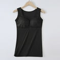 thumbnail image 4 of GJSYRH Womens Sleeveless Thermal Tank Tops Comfy Lace Warm Camisole Basic Thin Comfy Underwear Fall Baselayer V Neck Vest, 4 of 4