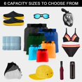 thumbnail image 4 of Juego de 6 bolsas secas impermeables XCF para canoa kayak rafting senderismo camping viajes, 4 of 4