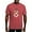 Crimson Red, variant on - Sigma Alpha Iota Colored Crest T Shirt - Mens Comfort Colors Shirt