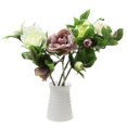 thumbnail image 3 of Tallo de gardenia artificial, flores de seda, hojas para decoración del hogar, boda, fiesta, 4 colores, 3 of 6