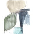 thumbnail image 2 of Goldberger, Jennifer 15x18 White Modern Wood Framed Museum Art Print Titled - Verdant Divide I, 2 of 4