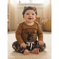 thumbnail image 5 of BemeyourBBs Newborn Baby Hunting Clothes Baby Boy Girl Camo Outfits Camouflage Clothing Deer Long Sleeve Romper Jungle Camo Pants Set Hat 3 Piece Spring Fall Winter Outfit, 5 of 9