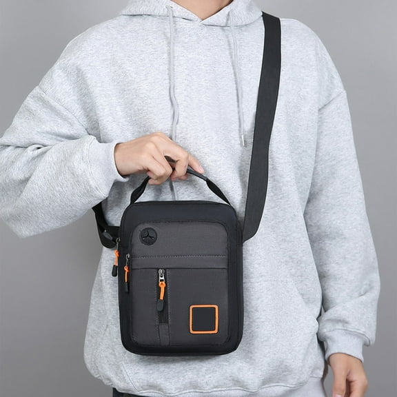 HOZVOMI Multifunctional Large Capacity Outdoor Leisure Crossbody Bag - Fashionable Shoulder Bag with Classified Storage, Thickened Fabric Handbag