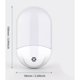thumbnail image 3 of Luz nocturna RGB, 16 colores, luces nocturnas regulables con control remoto LED, para lámpara de pared para dormitorio de niños, UE Enchufe, 3 of 5